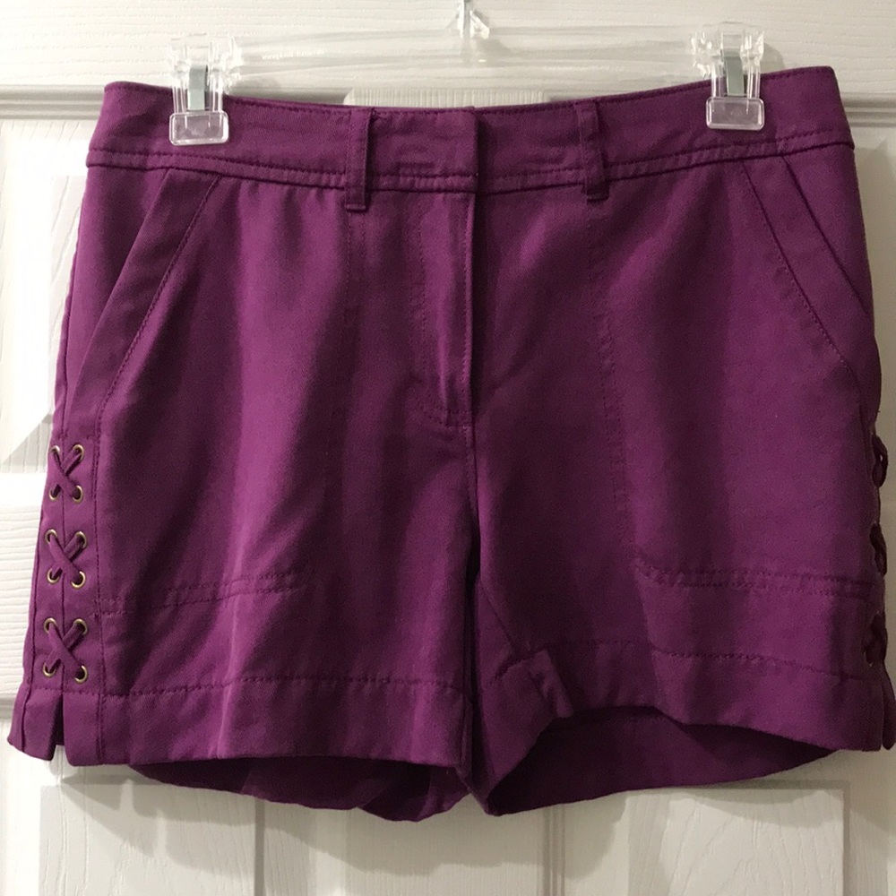 WHBM 5” Purple Shorts